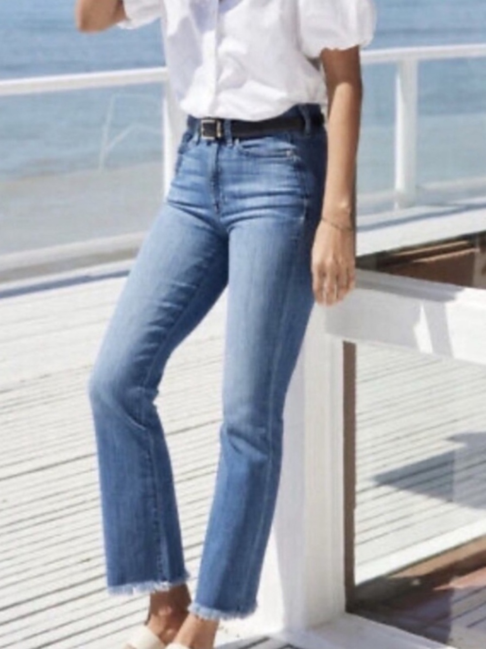 AYR Jeans The Pop Frayed Hem
